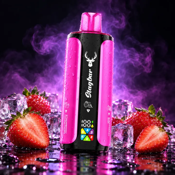 Stagbar 6in1 Strawberry Edition – jednorazowy e-papieros 180 000 zaciągnięć